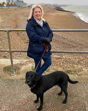 Lin and companion dog.jpg