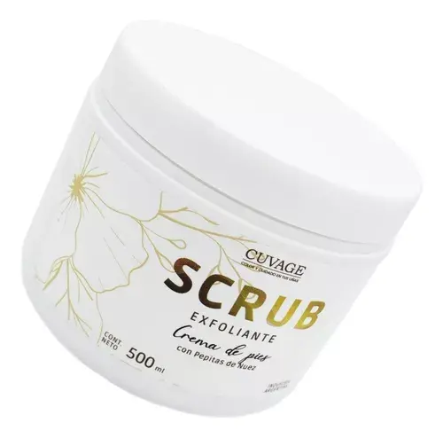 Crema Exfoliante Scrub en pote 500g - Manos y pies Cuvage