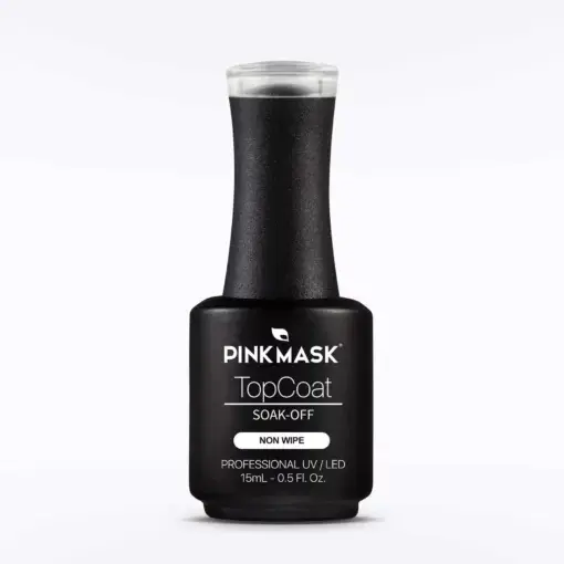 Gel color - Rubber Top coat Pink Mask