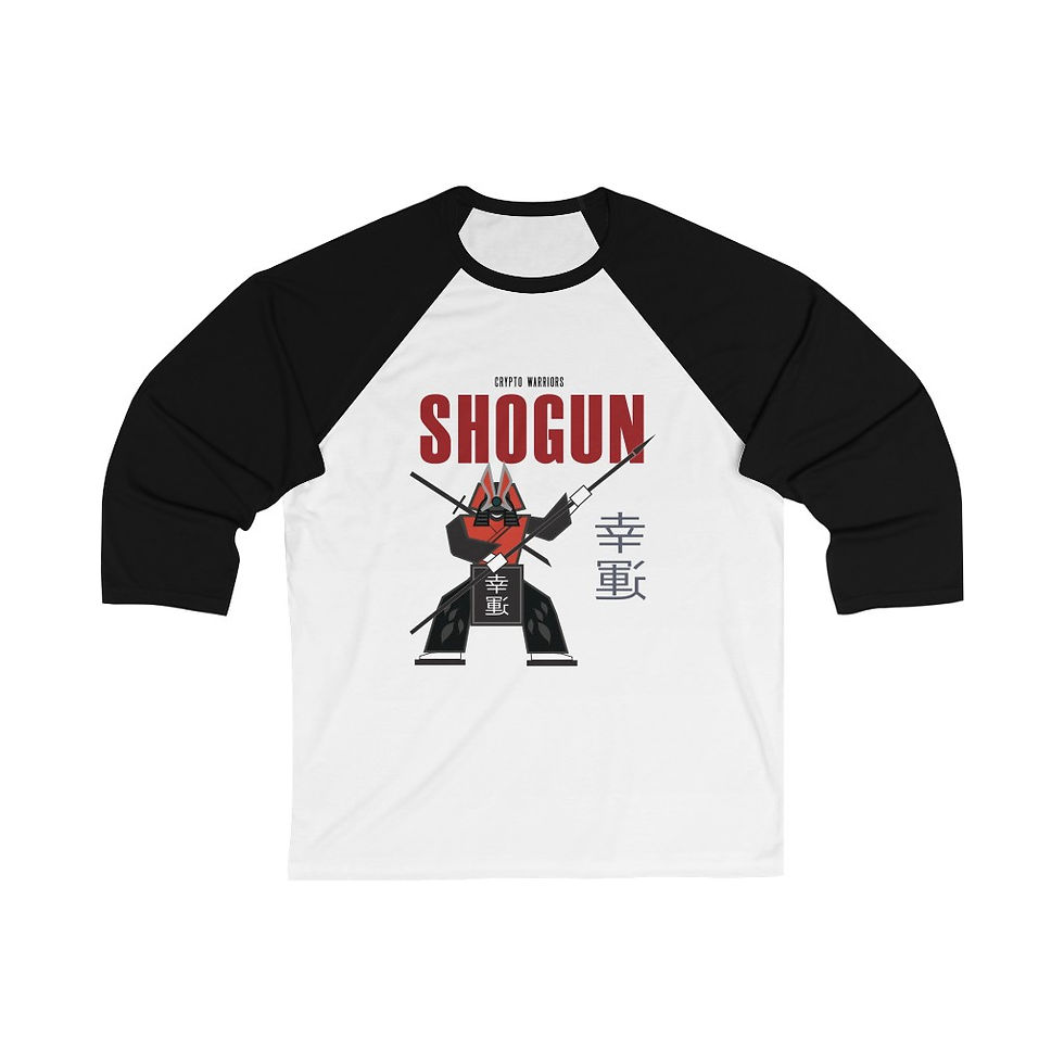 Thumbnail: BLKHOLSoN's SHOGUN 1 Unisex 3/4 Sleeve Baseball Tee