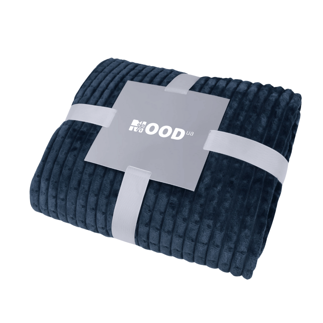 Плюшевий плед з логотипом