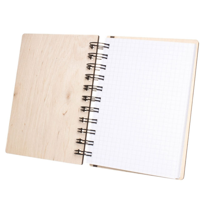 Прев'ю: Дерев'яний блокнот на пружині