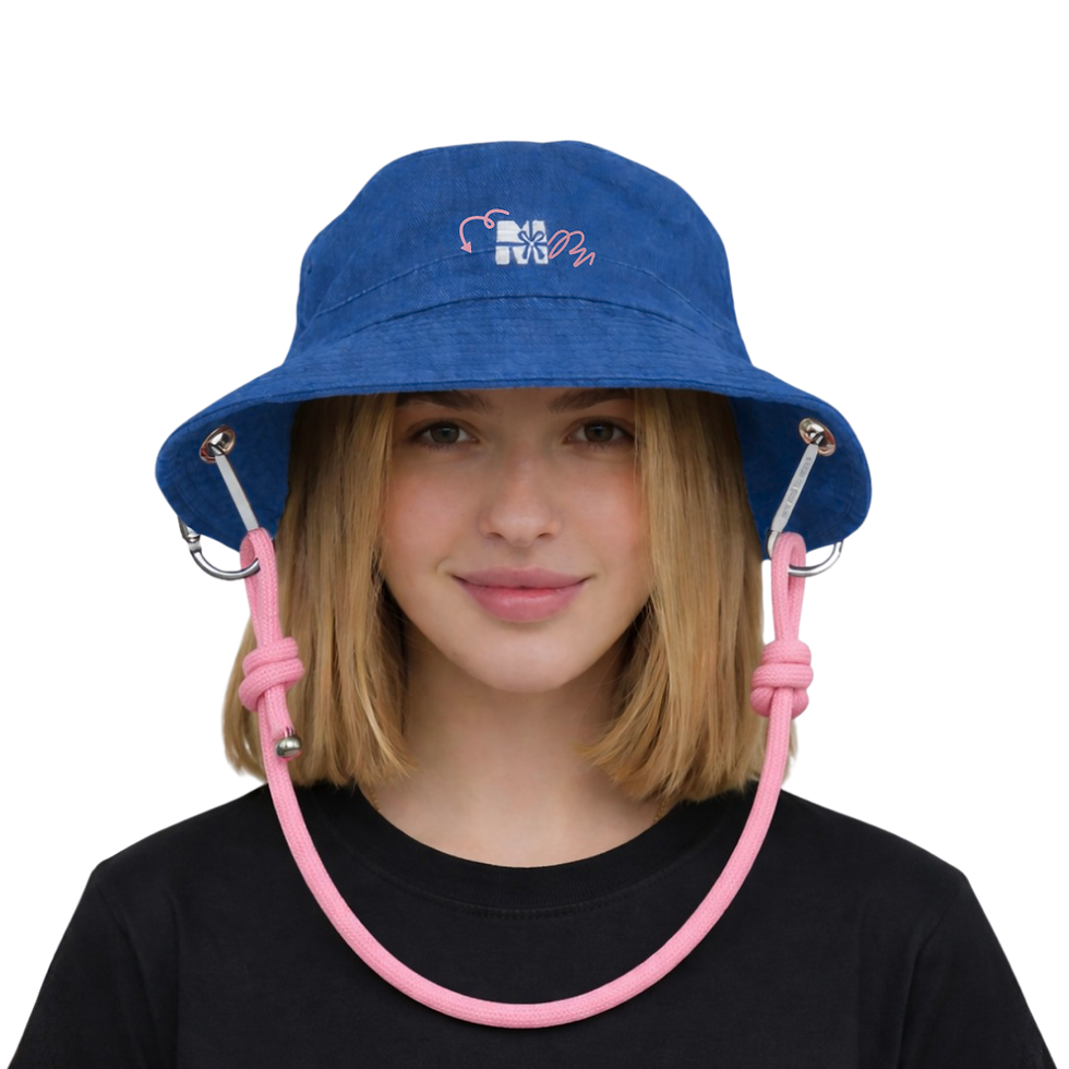 Кастомізована панамка з карабіном та брелком