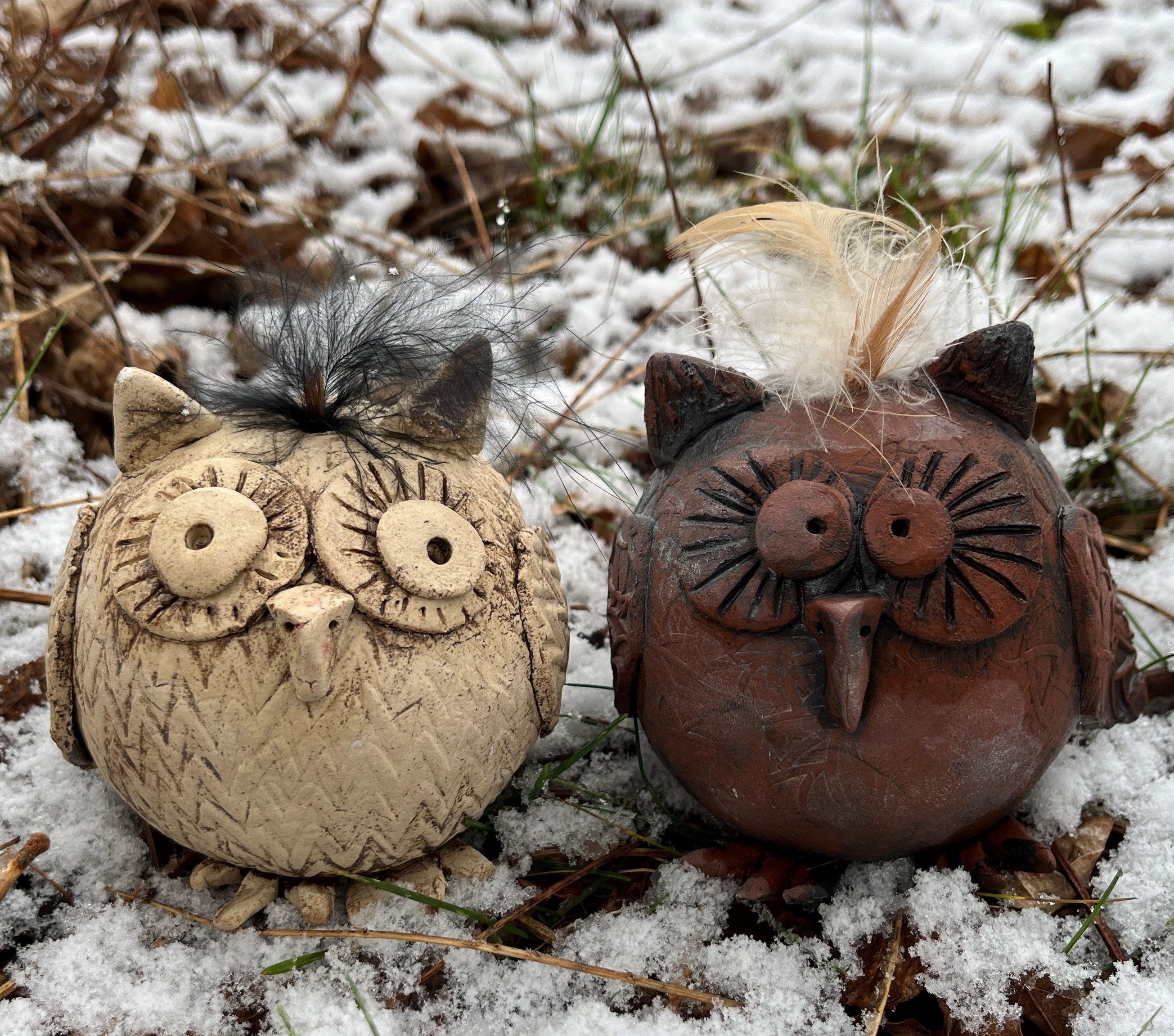 Töpferanleitung Eule