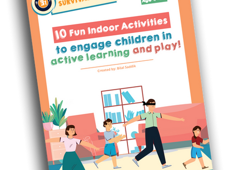 Stuck at home? Stay at home survival guide got you covered! for both parents and children age 4- 10