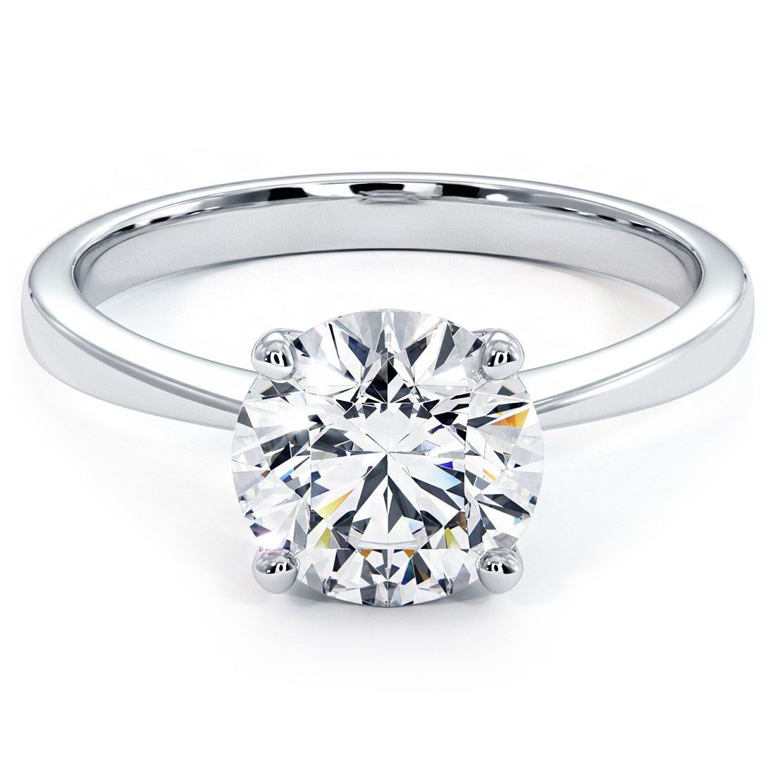 4 Prong Solitaire Engagement Ring