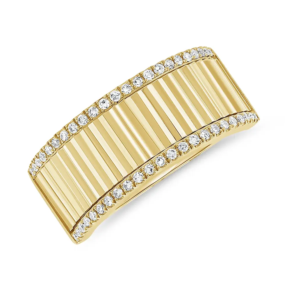River Straight Diamond Ring