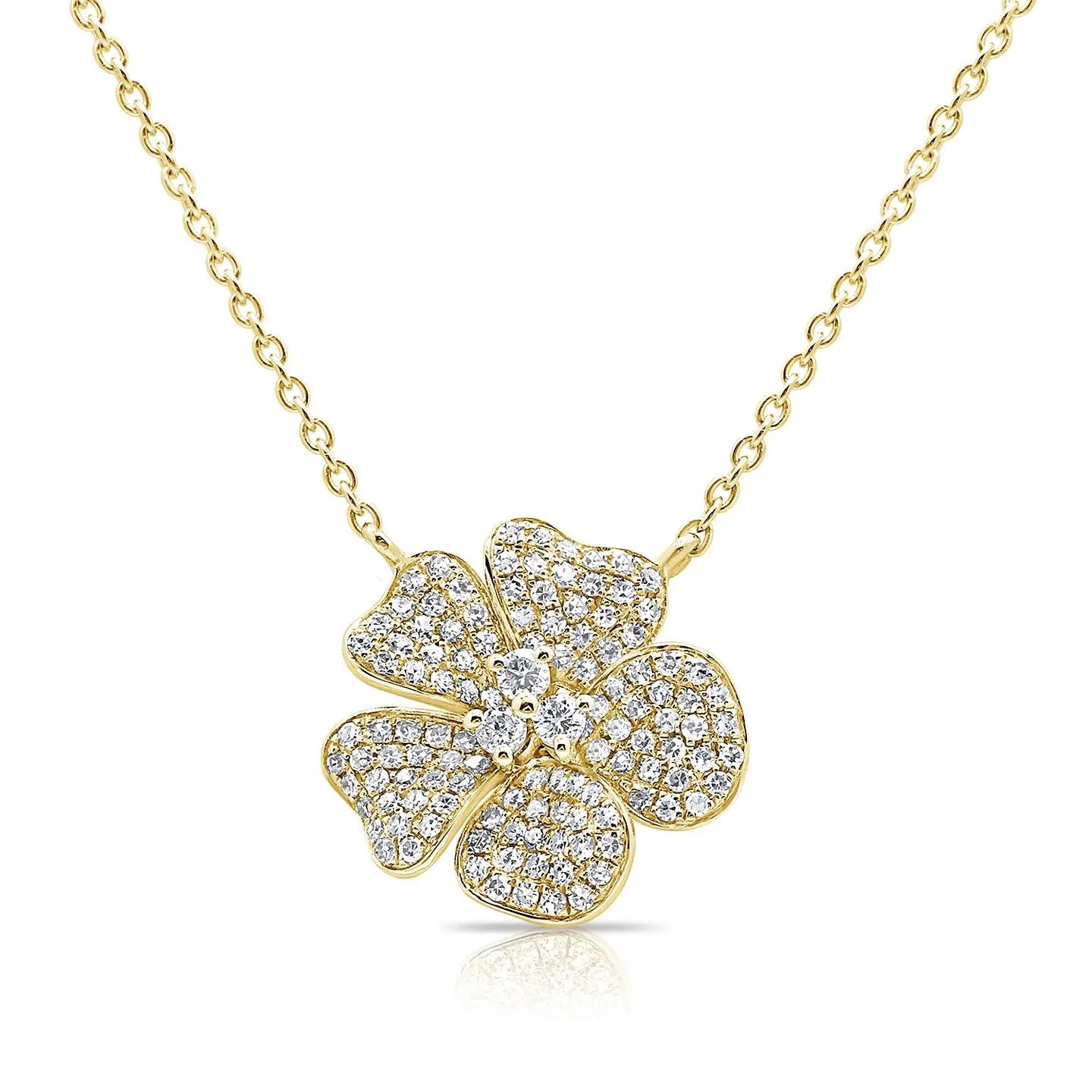 Jasmine Diamond FLOWER Necklace