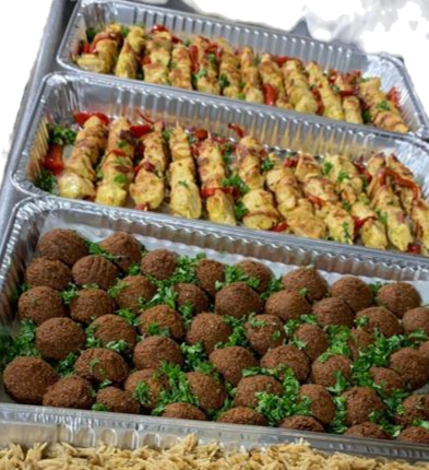 Arranged Food and Objects