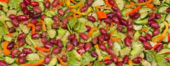 Arranged Food and Objects