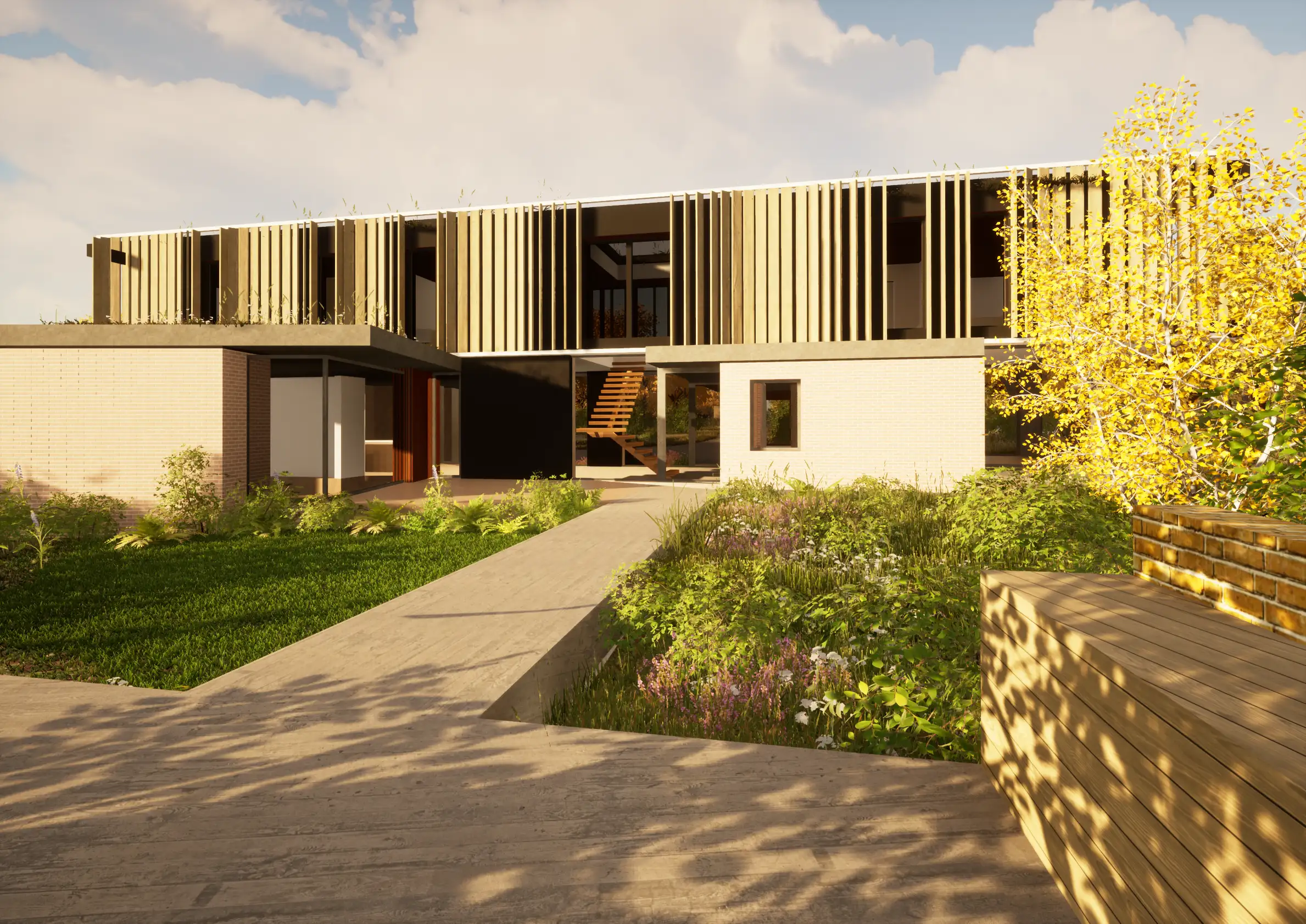 Durrants Yard Para 84e House - Entrance View