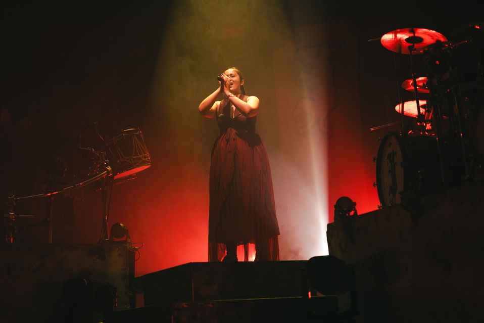 Photograph of Igorrr live at ArcTanGent by Arthur Cauty