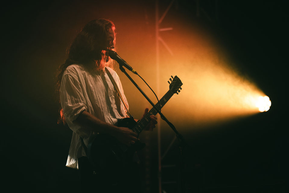 Photograph of Alcest live at ArcTanGent by Arthur Cauty