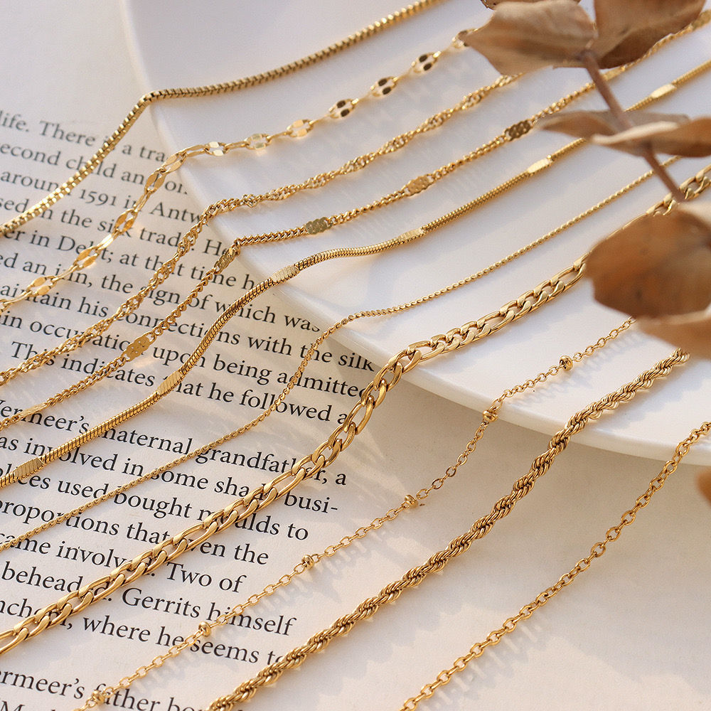 Gold Plated Simple Necklace