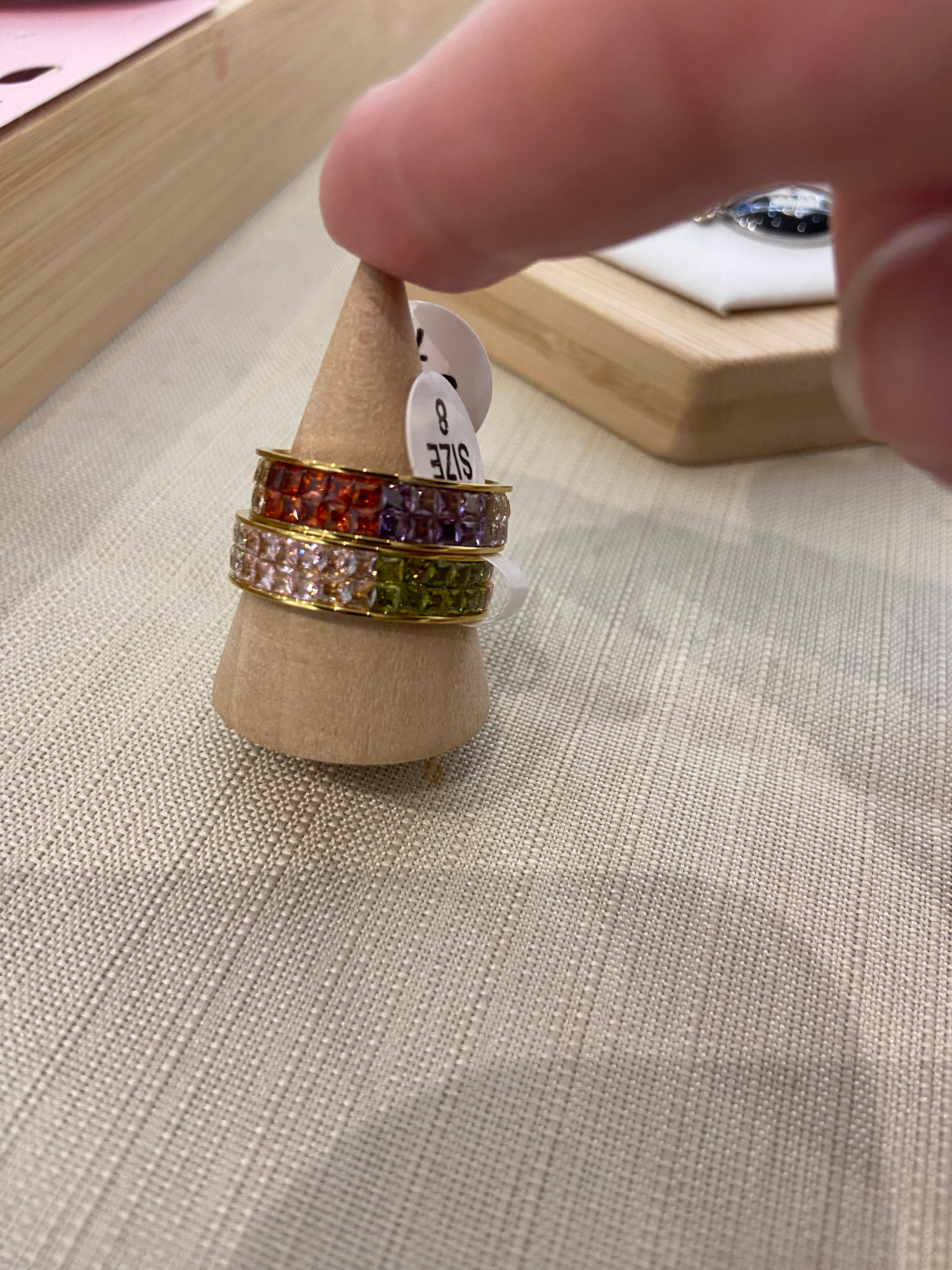 Gold Plated Rainbow Ring