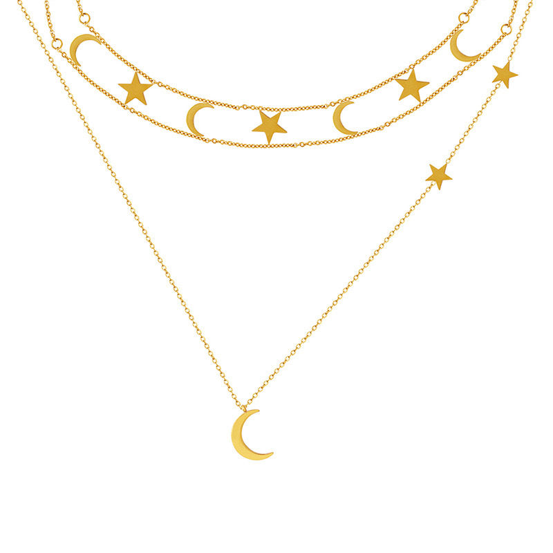 Thumbnail: Star&Moon Choker Necklace