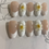 Thumbnail: White 3D Flowers French Tip Nails