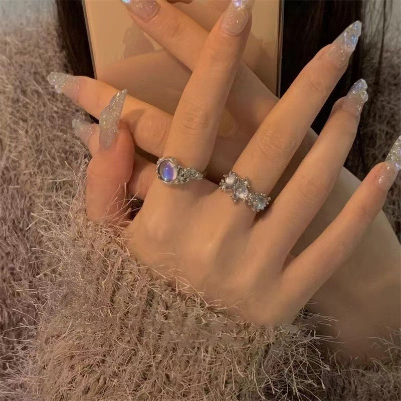 Thumbnail: Moonlight Ring set(Include 2 Rings)
