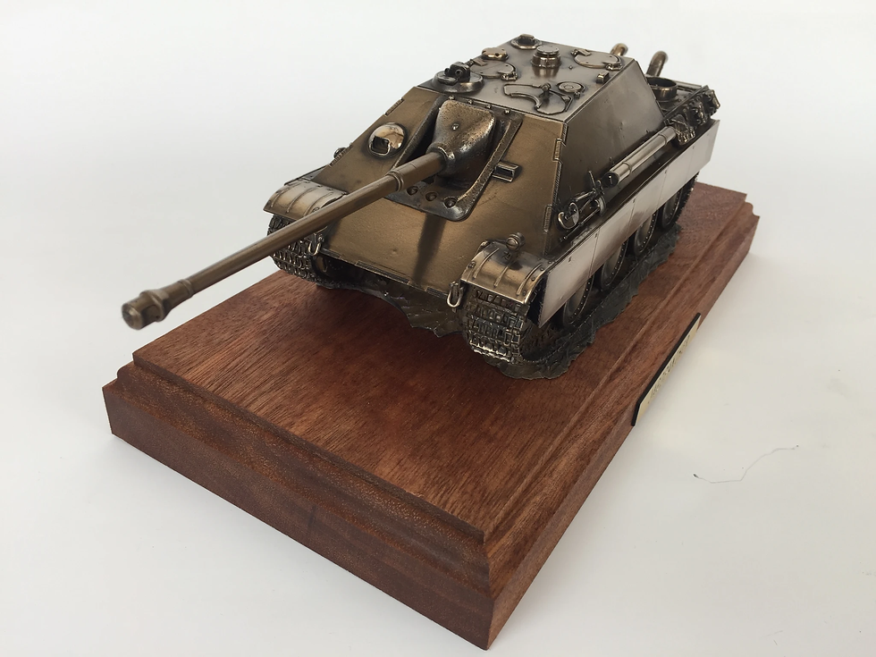 Thumbnail: Jagdpanther Cold In Cold Cast Bronze Statue