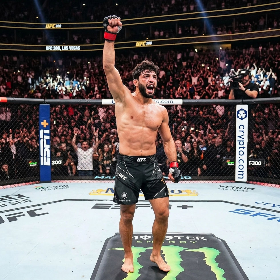 Arman Tsarukyan in the ring.