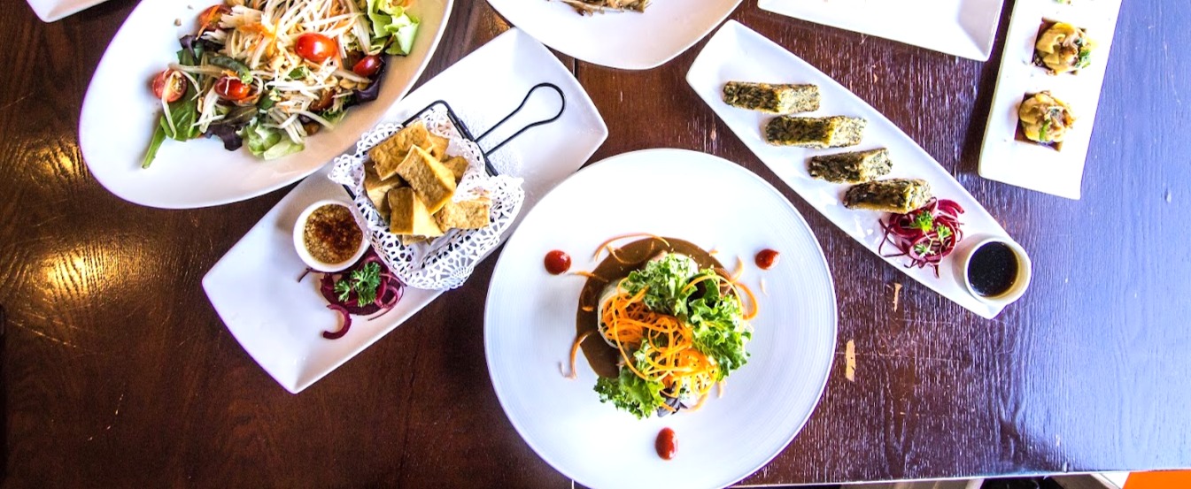 Arranged Food and Objects