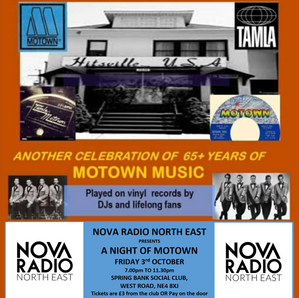 NOVA RADIO PRESENTS A NIGHT OF MOTOWN 