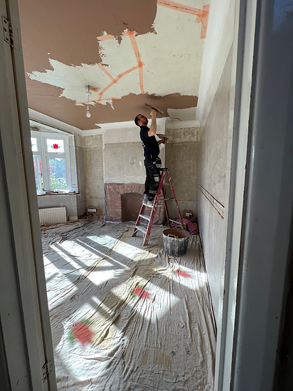 living-room-plastering-prep-epsom-daniel-smoker-property-maintenance