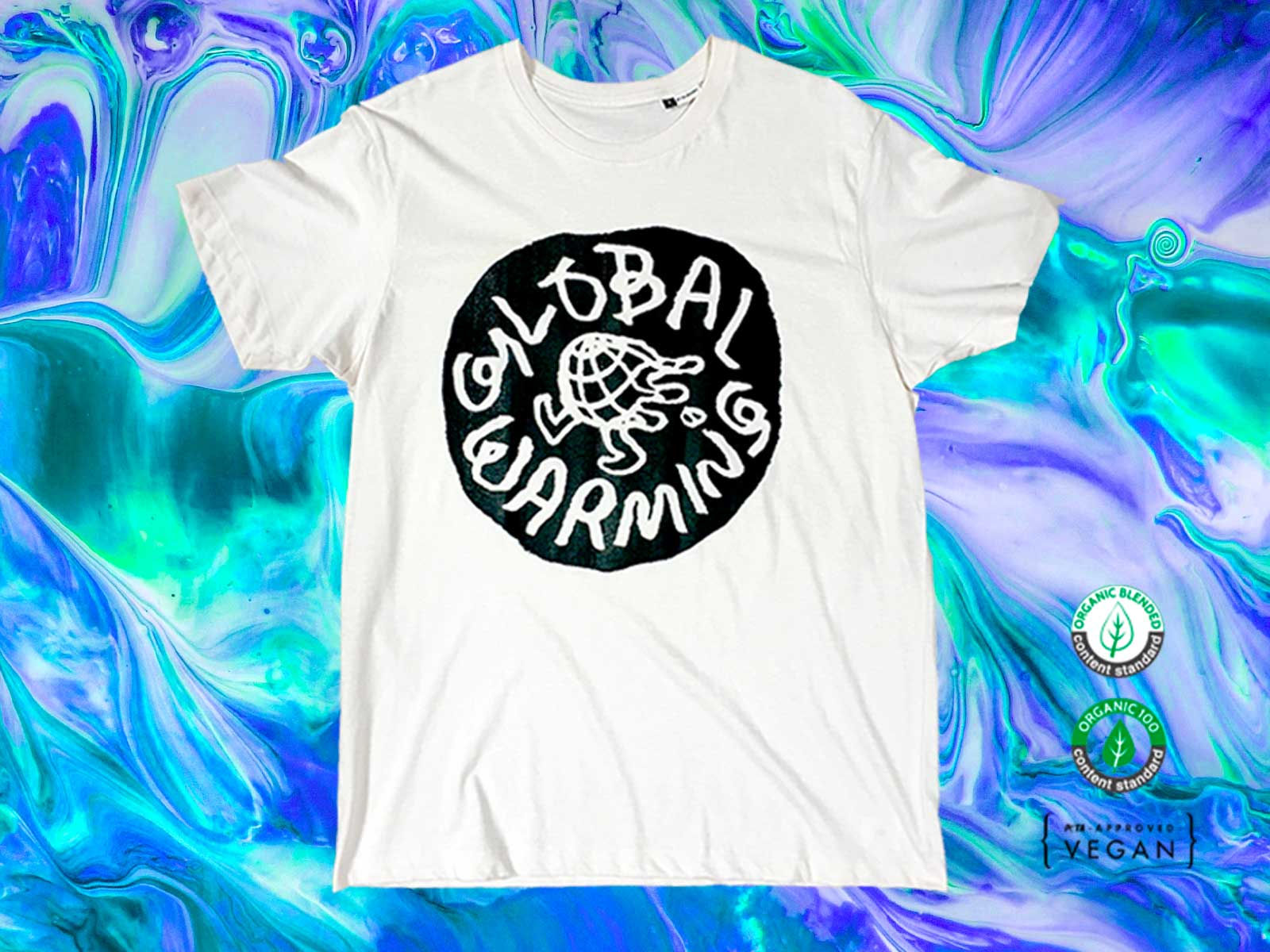 Global Warming Logo - White Tshirt