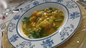 Sopa de Inhame com abóbora