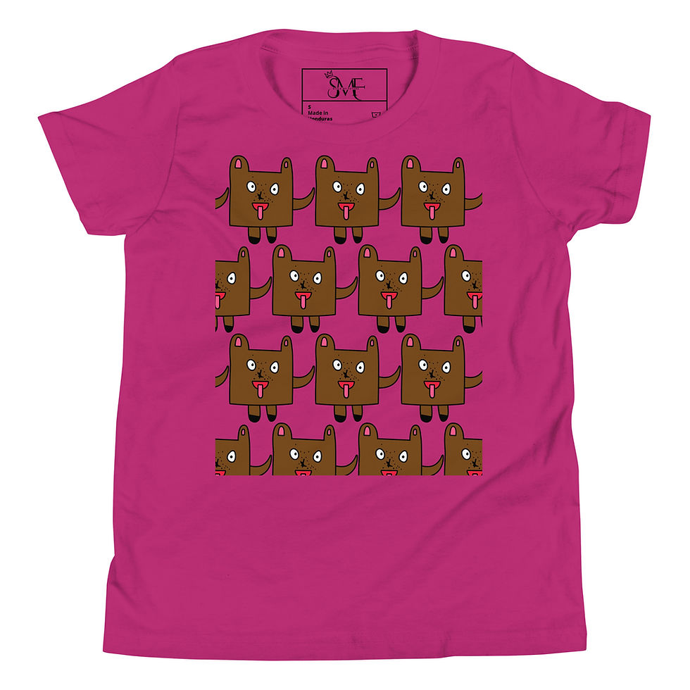 Thumbnail: Youth Short Sleeve Dog T-Shirt