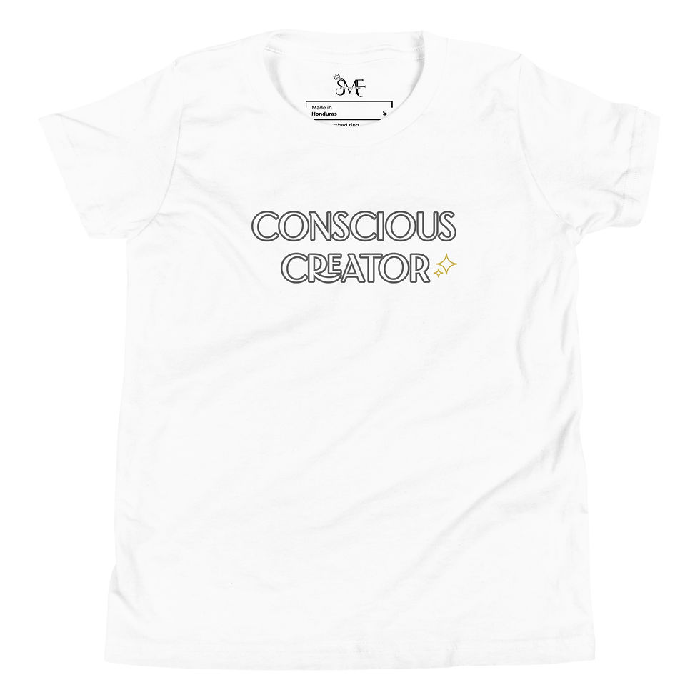 Thumbnail: Youth Short Sleeve Conscious Creator T-Shirt