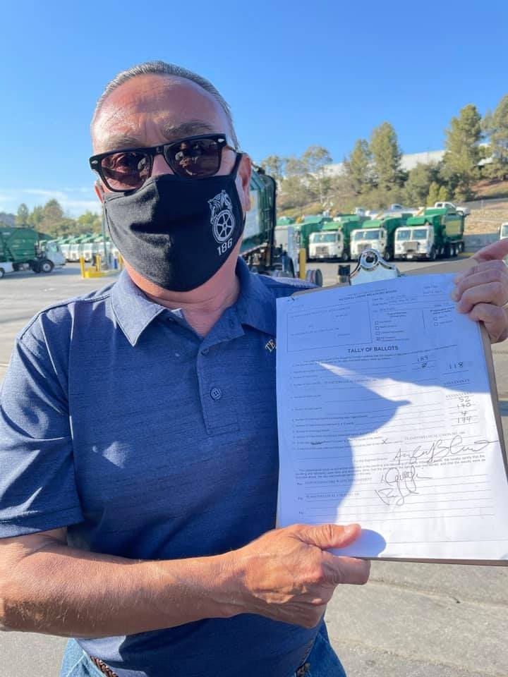 WASTE MANAGEMENT IN SIMI VALLEY VOTES UNION YES! JOINS LOCAL 186
