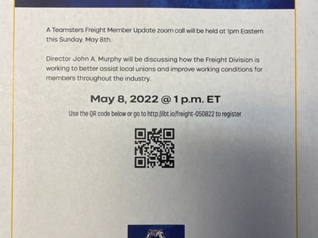 TEAMSTER FREIGHT MEMBER UPDATE