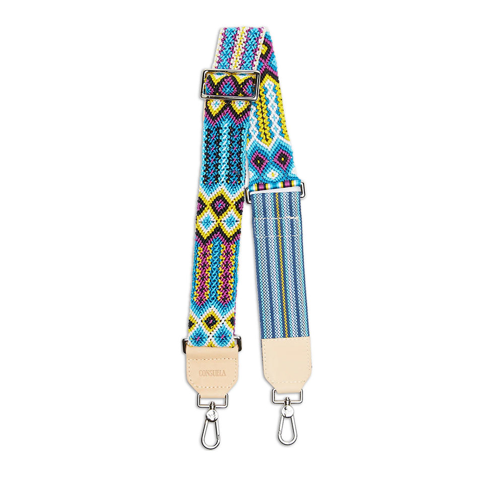 Crossbody Woven Strap- Blueberry