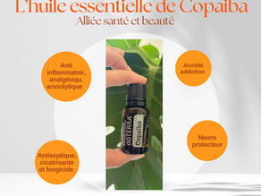 ✨Connaissez-vous l’huile essentielle de Copaïba ?✨