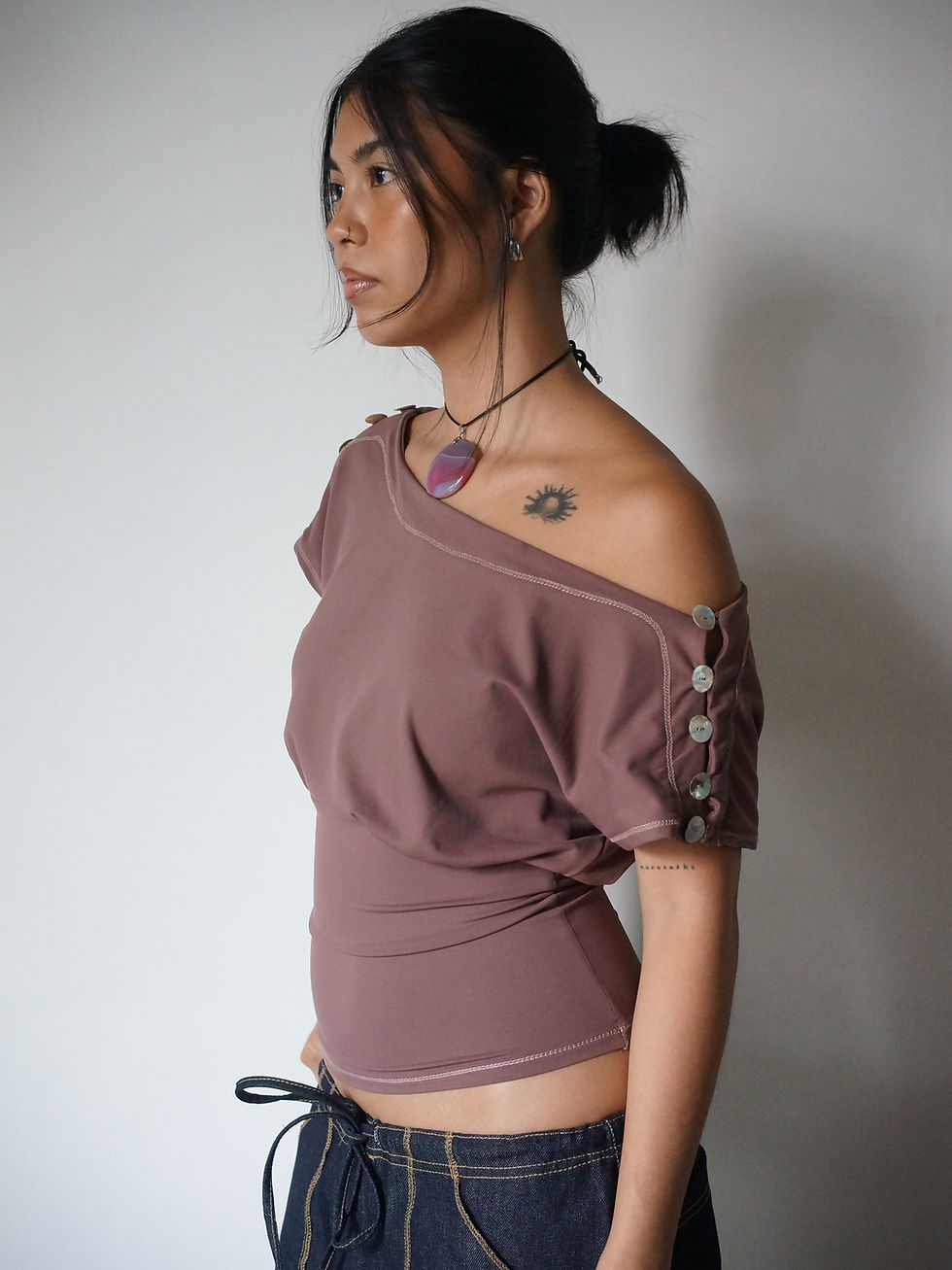 Thumbnail: Yakap Top in Cacao - preorder