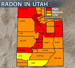 Utah Radon Map.gif