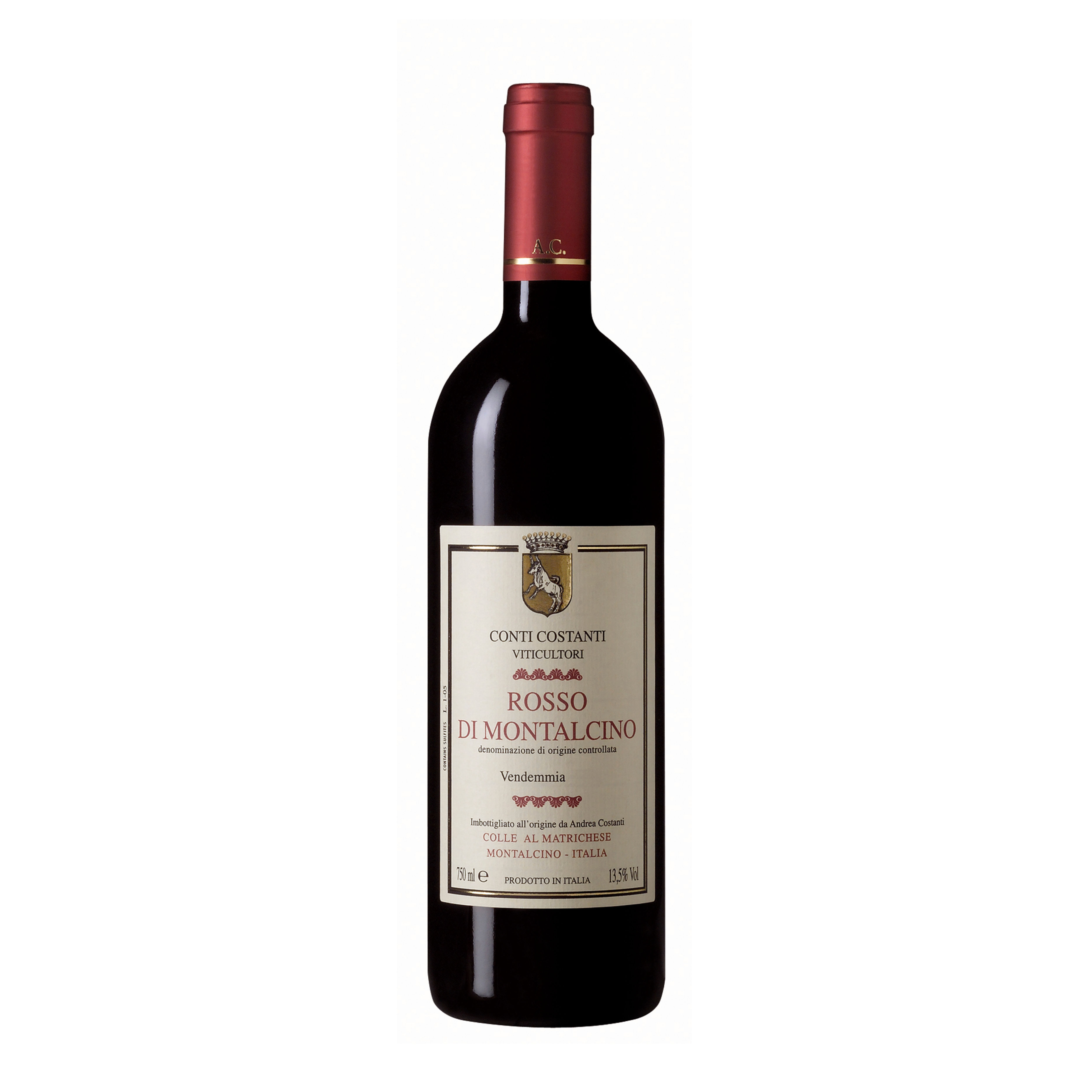 Červené víno Rosso di Montalcino, Conti Costanti Sangiovese Itálie Toskansko