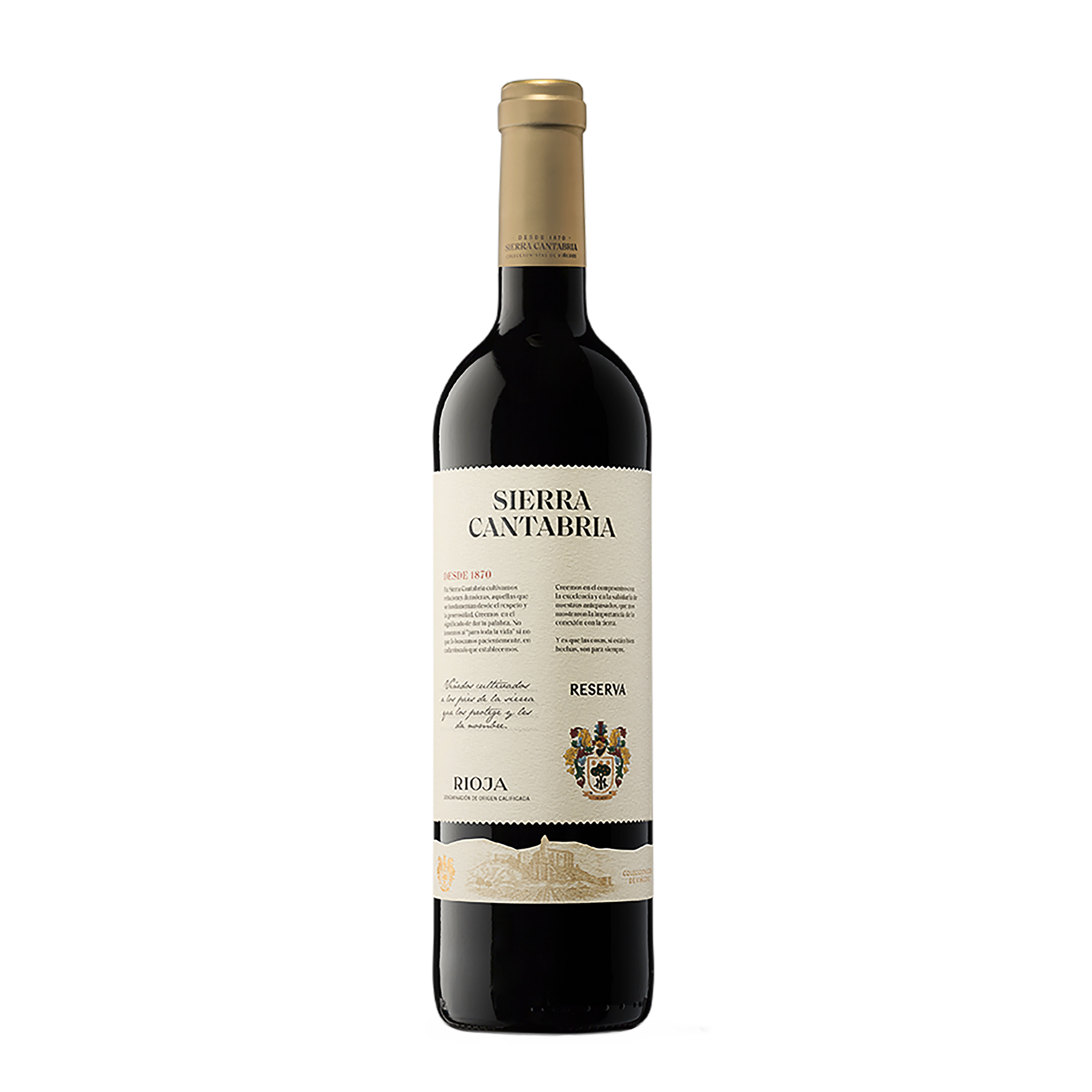 Sierra Cantabria Rioja Reserva Španělsko Červené suché víno