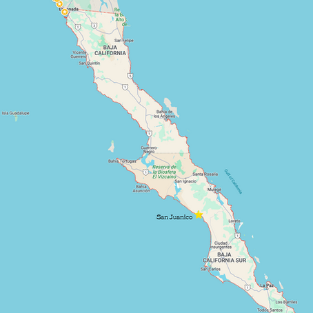 Map Of Baja Peninsula