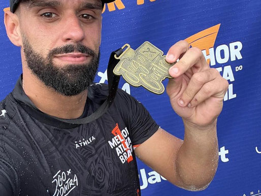 Tavinho é o Melhor Atleta do Brasil na Arena da Baixada em Nova Iguaçu.