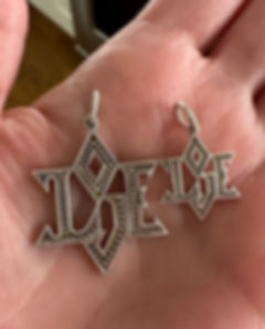 ***LIMITED EDITION*** Sterling Silver LOVE STARS