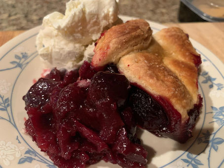 Cherry Orange Cobbler