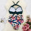 Miniatura: Conjunto de biquínis sexy de cintura alta feminino, maiô de biquíni feminino,