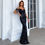 Miniatura: Vestido ombro a ombro com franja e borla