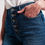Miniatura: Calça Jeans de perna larga com botões expostos