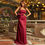 Miniatura: Larissa Red Applique Vestido de Noite
