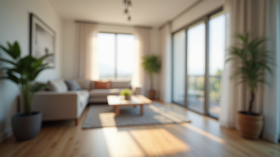 Vue rapprochée d’un déshumidificateur en fonctionnement dans un salon de condo