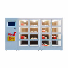 Armário inteligente smart locker food delivery meal box