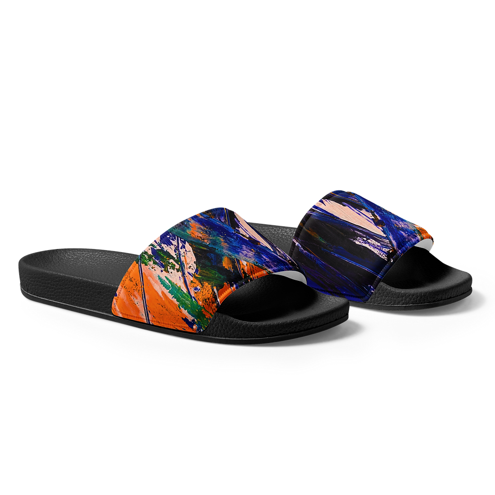 "Sojourn" Women's Faux Leather Slides by MJH